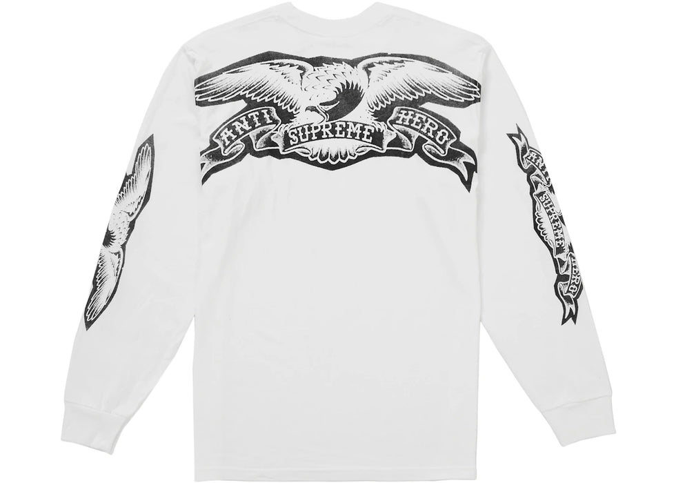 Supreme ANTIHERO Eagle L/S Tee White