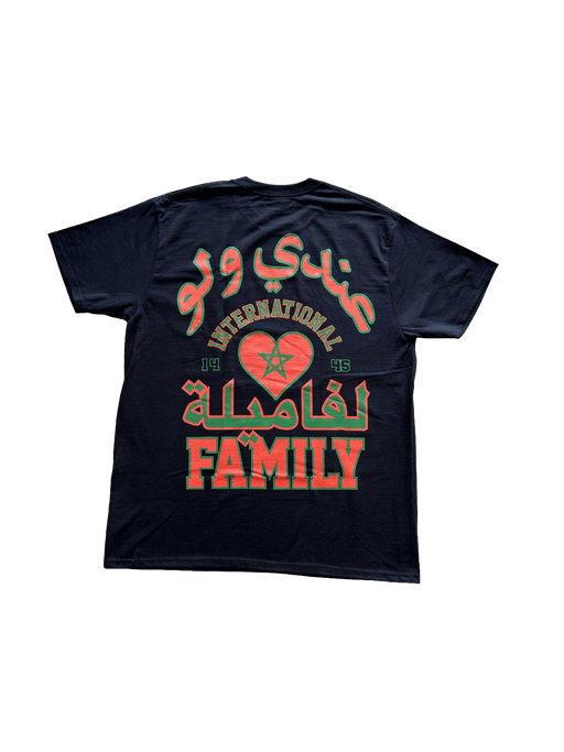 Corteiz Tee Family International Morocco Black