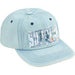 Supreme Embroidered Money Logo 6-Panel Hat Light Blue