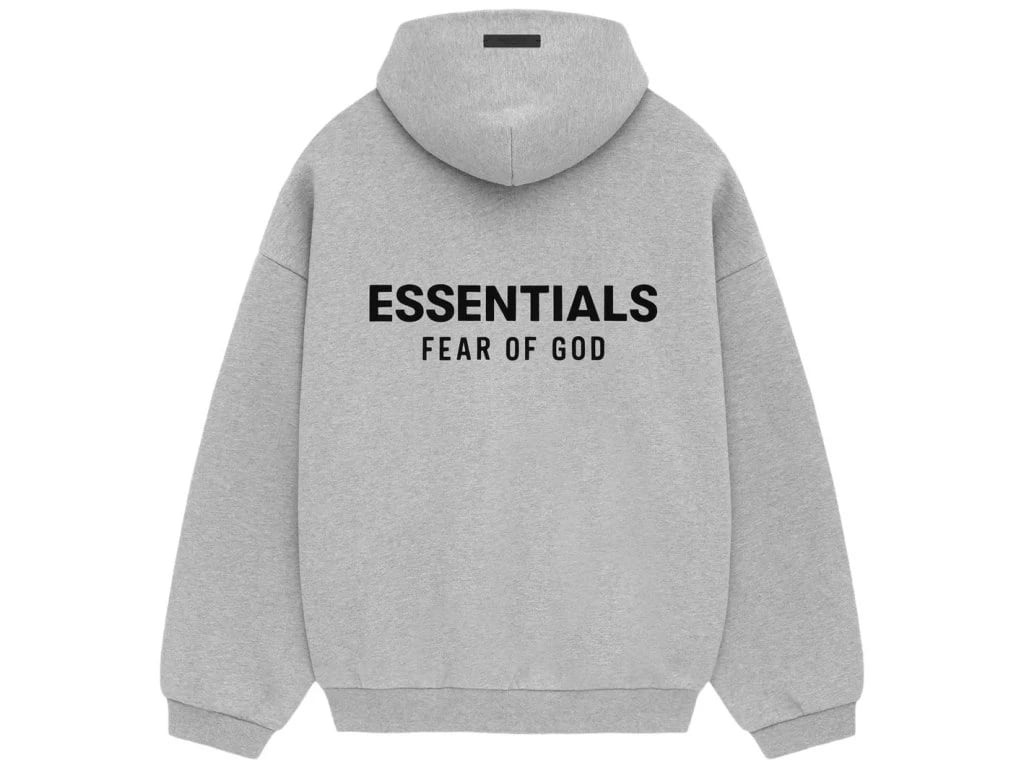 Fear of God Essentials Fleece Hoodie Light Heather Gray