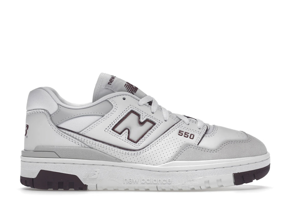 New Balance 550 Summer Fog Burgundy