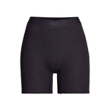 SKIMS COTTON RIB BOXER SOOT