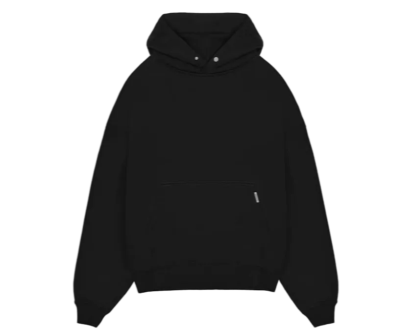 Represent Blank Hoodie Jet Black