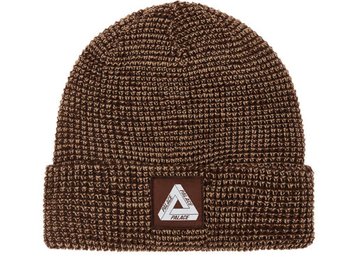 Palace Tri-Freg Patch Beanie Brown