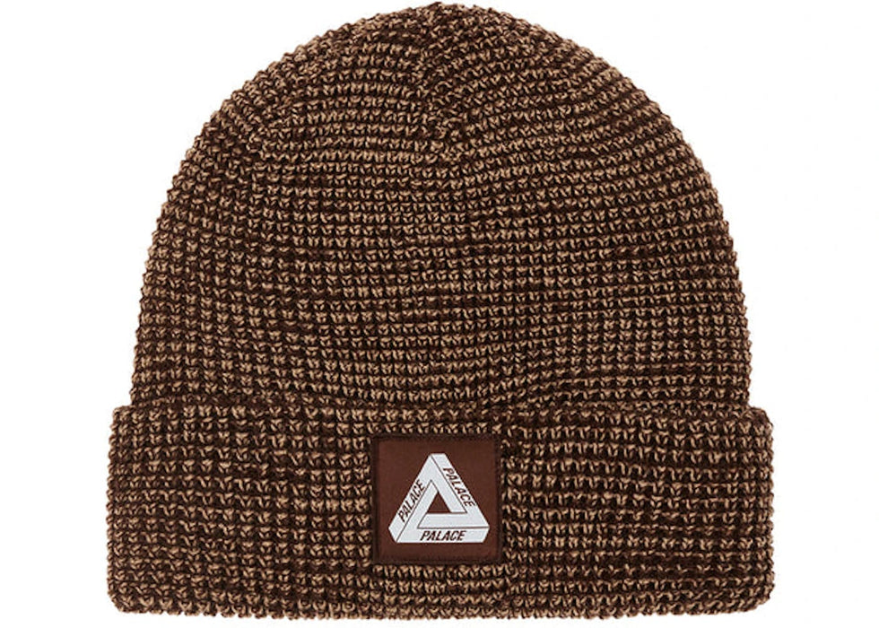 Palace Tri-Freg Patch Beanie Brown