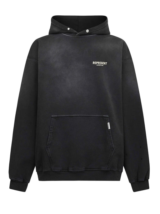 Represent Owner's Club Hoodie washed Black