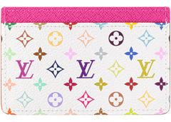 Louis Vuitton x Takashi Murakami Card Holder White Multicolored