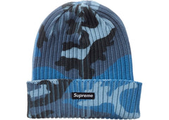 Supreme Overdyed Beanie (SS26) Blue Camo
