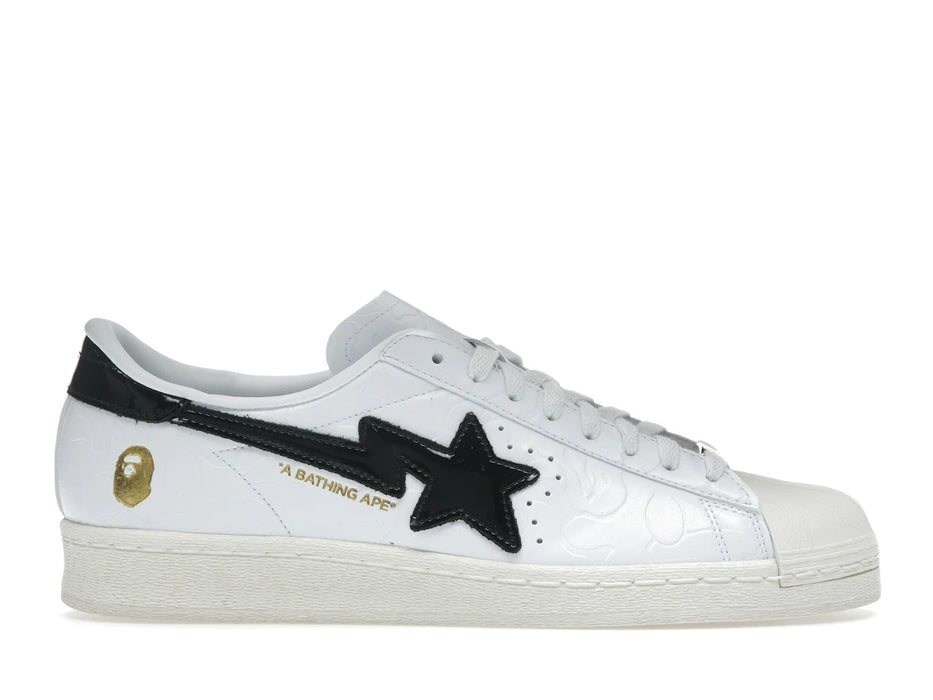 adidas Superstar Vintage Bape White Black