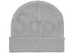 Supreme Studded Knockout Big Logo Beanie Grey