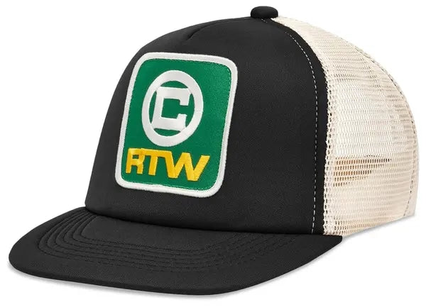Corteiz Box Trucker Hat Black