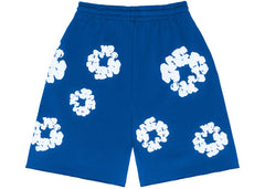 Denim Tears The Cotton Wreath Shorts Royal Blue