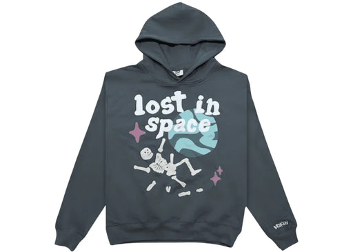 Broken Planet Lost in Space Hoodie Soot Black