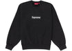 Supreme Washed Box Logo Crewneck Black