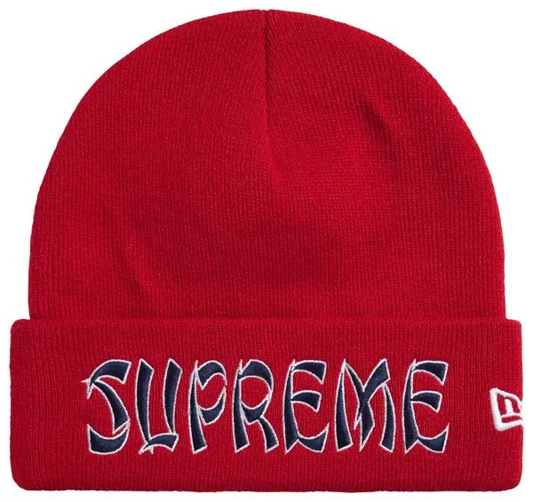 Supreme New Era Action Beanie Red