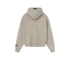 Fear of God Essentials S25 Zip-Up Hoodie Timber