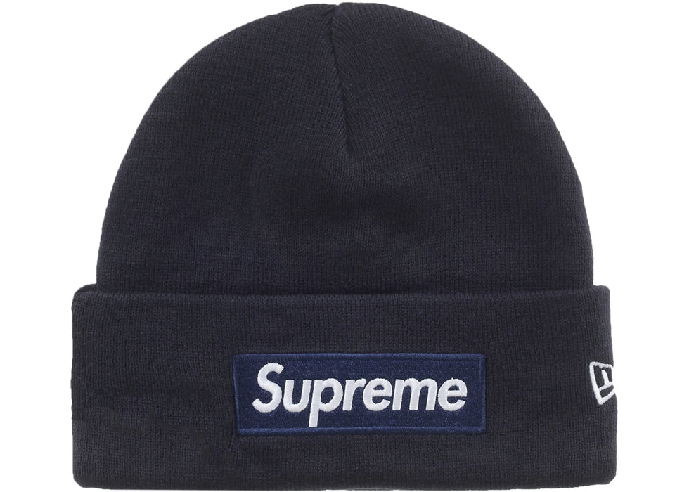 Supreme New Era Box Logo Beanie (FW25) Navy