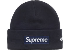 Supreme New Era Box Logo Beanie (FW25) Navy