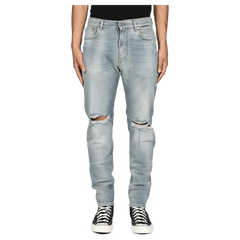 Represent Baggy Destroyer Denim In Blu