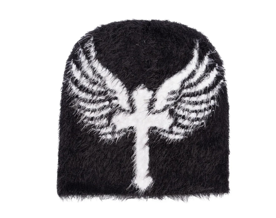 Reflection Luxury Fuzzy Beanie black