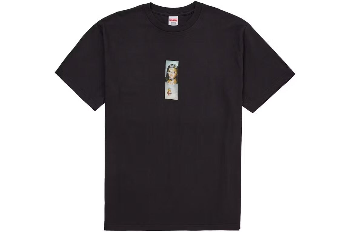 Supreme Prayer Card Box Logo Tee Black