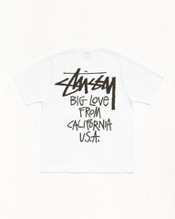 Stussy  Big Love Tee Mens White
