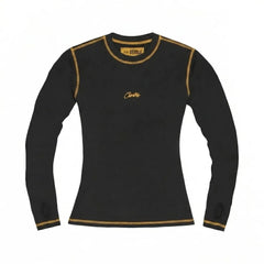 Corteiz Mesh Long-Sleeve Black/Yellow