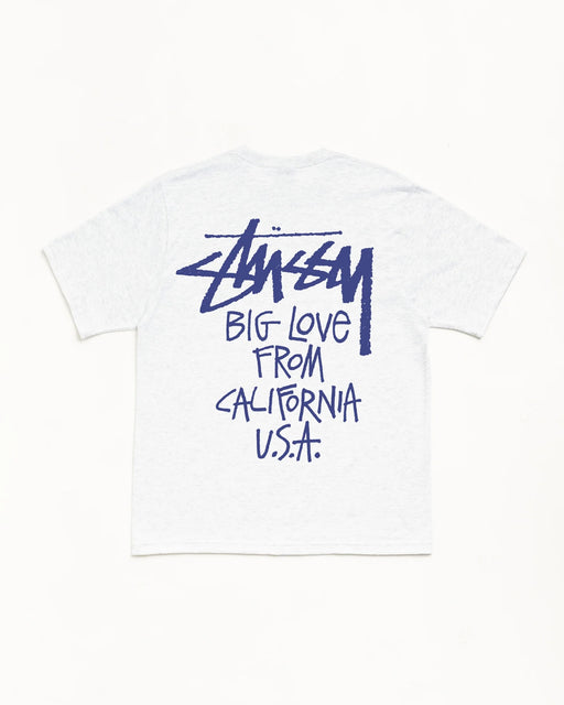 Stussy Big Love Tee - ash heather