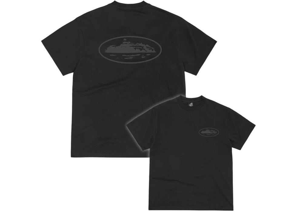 Corteiz OG Island Tee Reflective Black