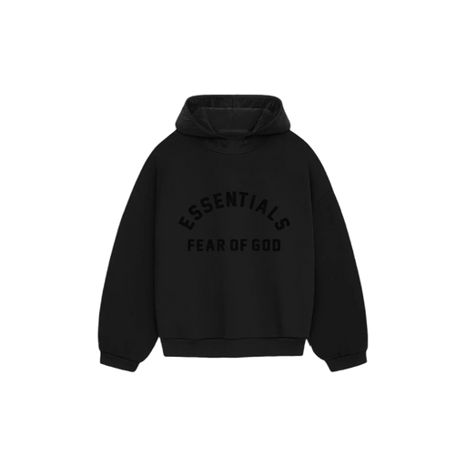 Fear of God Essentials Arch Logo Hoodie Jet Black