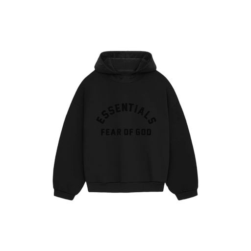 Fear of God Essentials Arch Logo Hoodie Jet Black