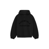 Fear of God Essentials Arch Logo Hoodie Jet Black