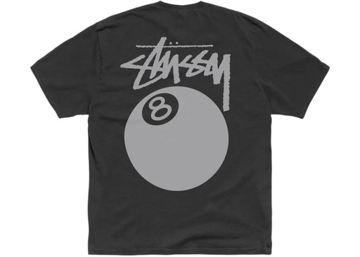 Stussy 8 Ball Pigment Dyed Tee Faded Black