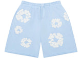 Denim Tears The Cotton Wreath Sweatshorts Powder Blue