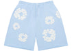 Denim Tears The Cotton Wreath Sweatshorts Powder Blue