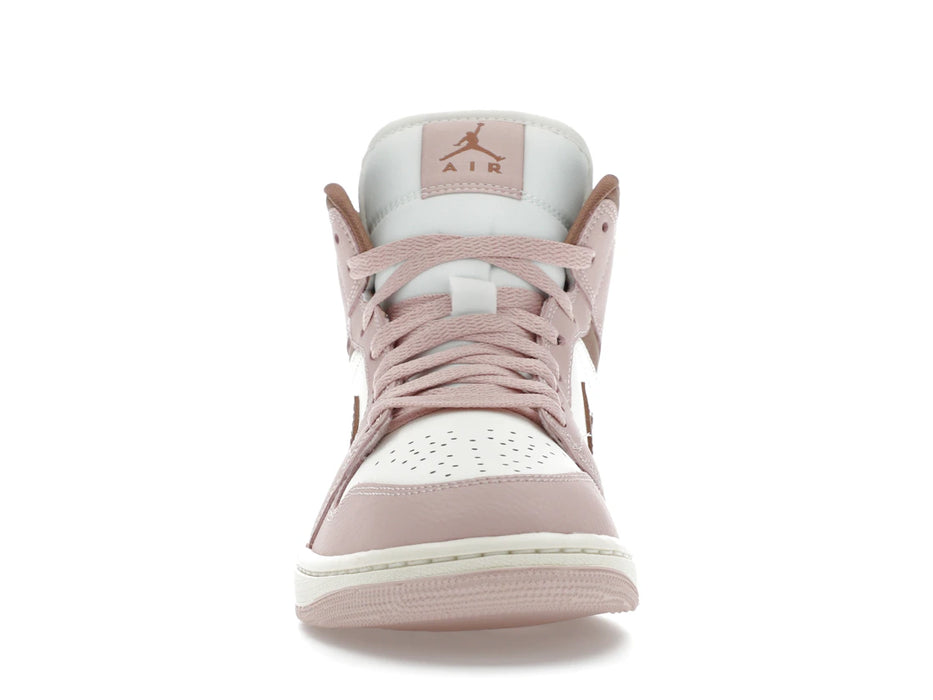 Jordan 1 Mid Pink Oxford Brown (Women's)
