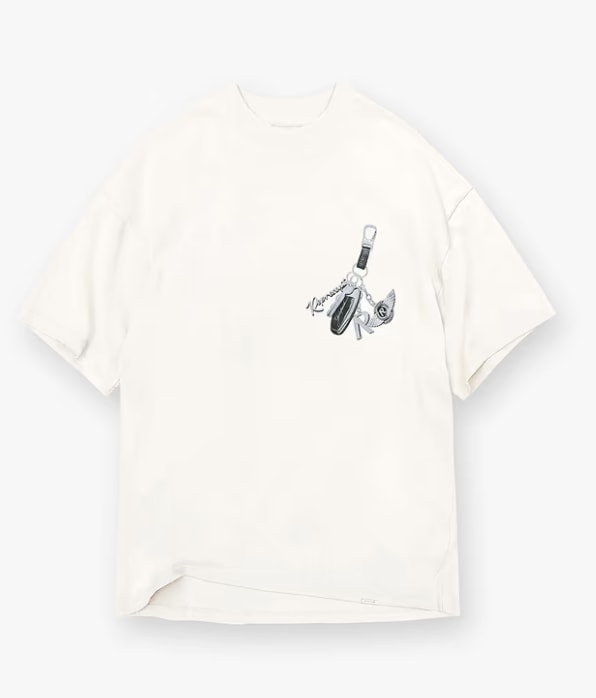 Represent Keys To The Club T-Shirt Flat White