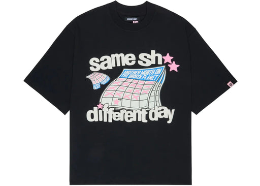 Broken Planet Market Different Day T Shirt Midnight Black