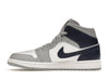 Jordan 1 Mid Wolf Grey Midnight Navy