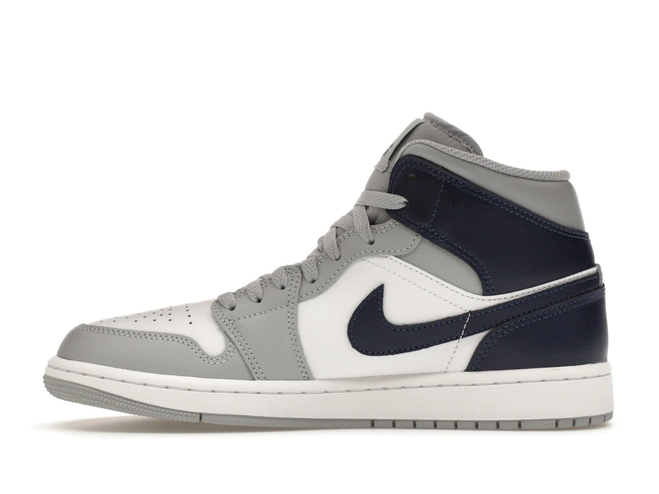 Jordan 1 Mid Wolf Grey Midnight Navy