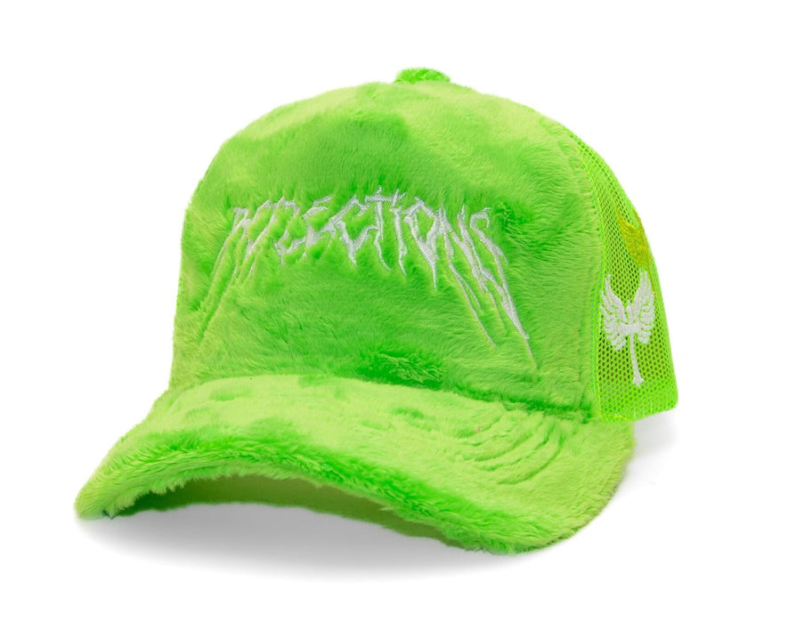 Reflection Luxury Fuzzy Trucker - Grinch Green