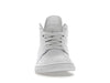 Jordan 1 Mid Triple White