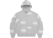 Corteiz x Denim Tears Island Wreath Zip Hoodie Heather Grey