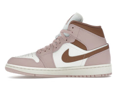 Jordan 1 Mid Pink Oxford Brown (Women's)
