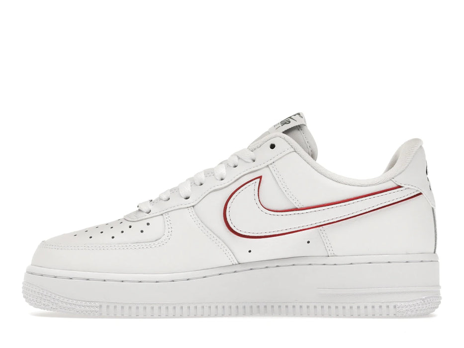 Nike Air Force 1 Low Just Do It White Noble Green Metallic Silver University Red