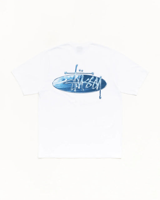 Stussy Wave oval tee white