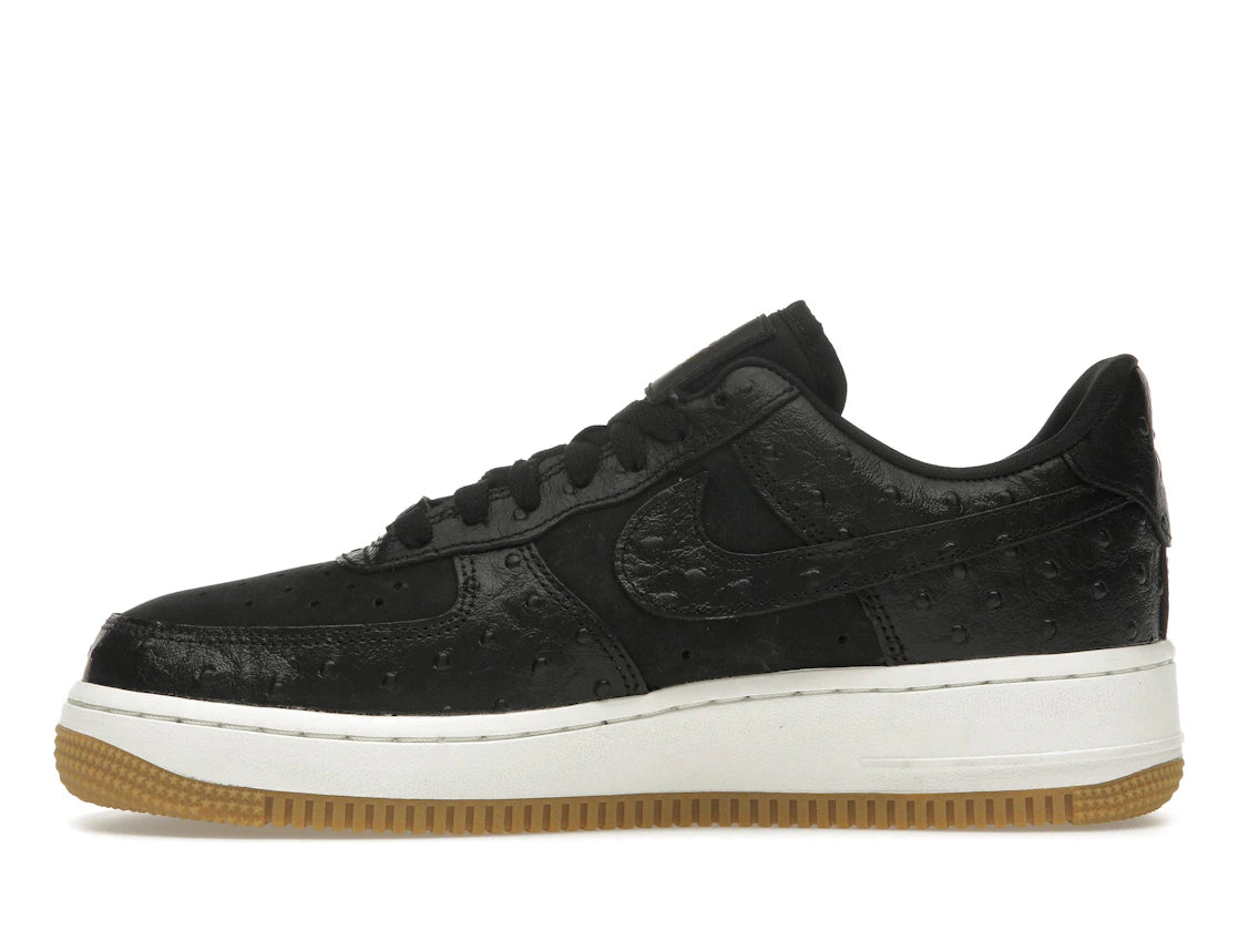 Nike Air Force 1 Low '07 Black Ostrich Gum (Women's)