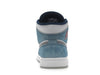 Jordan 1 Mid French Blue Fire Red