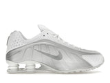 Nike Shox R4 White Bright Crimson Metallic Silver