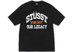 Stussy x Our Legacy Work Shop Collegiate Pigment Dyed Tee Black